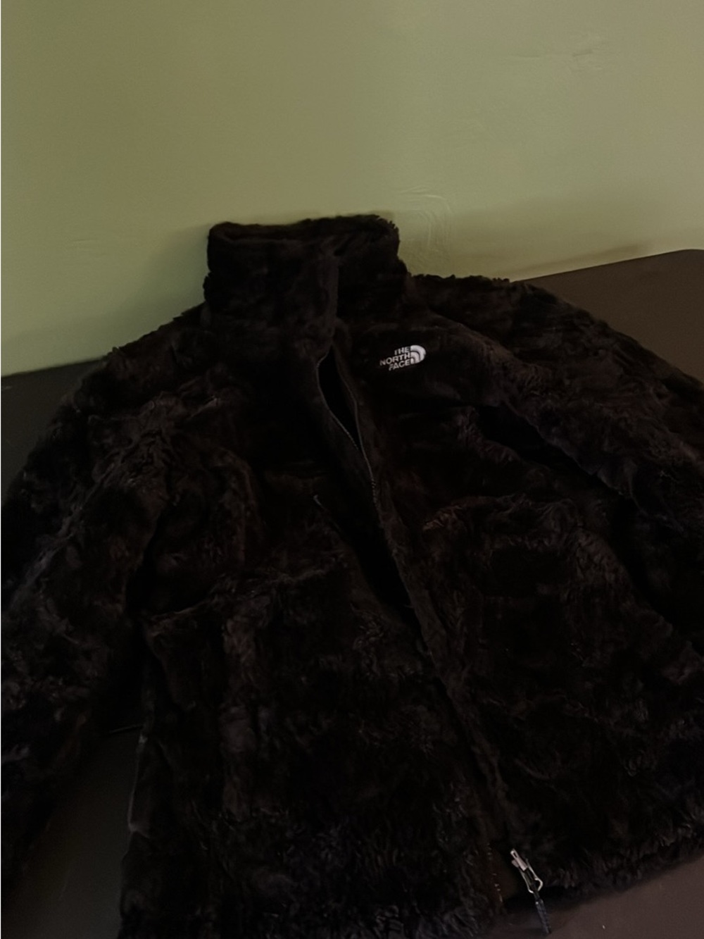 The North Face Black Teddy Faux-Fur Jacket
